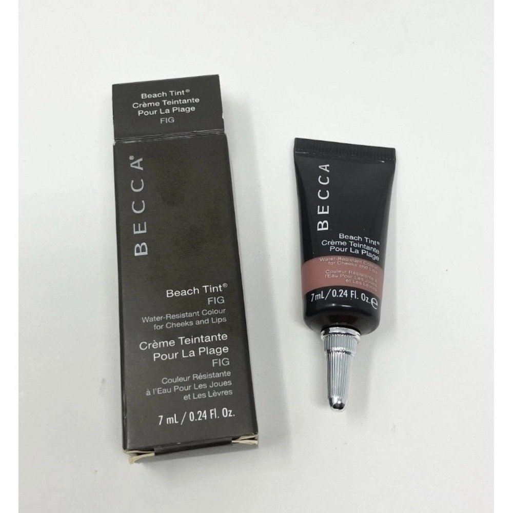 BECCA Beach Tint Fig Discontinued Lip Cheek Tint Nude Pink Brand Gone NIB HTF